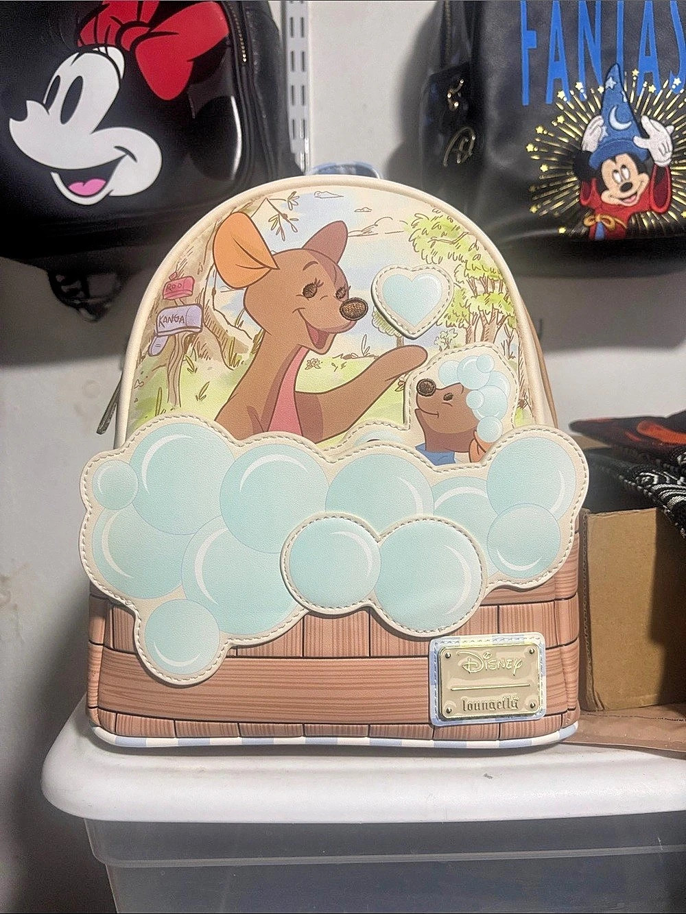 Loungefly Bambi Storybook Mini Backpack Blue &